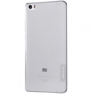 Чехол бампер силиконовый Nillkin Transparent N-TPU для смартфонов Xiaomi Mi Note Grаy